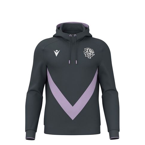 Barbarians Kids Travel Hoodie 25/26 Grey/Lilac - Front View