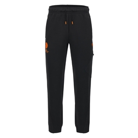 Rugby World Cup 2027 Mens Athleisure Pants - Black/Orange - Front
