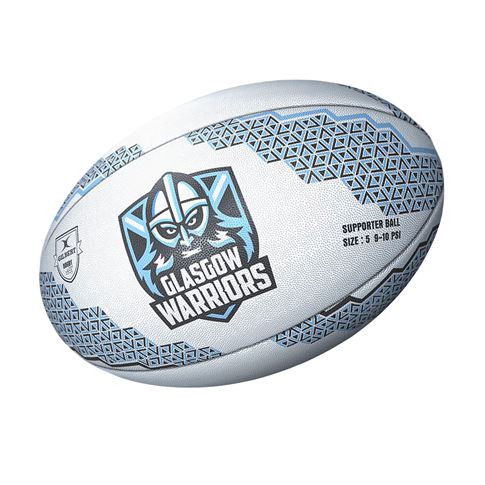 Gilbert Glasgow Warriors Supporters Rugby Ball - Front