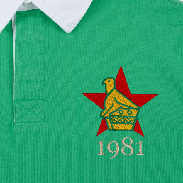 Zimbabwe 1981 Rugby Shirt - Bright Green