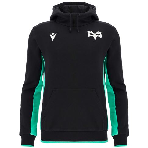 Ospreys Mens Travel Hoodie 25/26 Black - Front