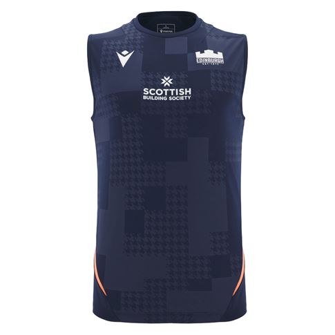 Edinburgh Mens Training Vest 25/26 Navy - Front View