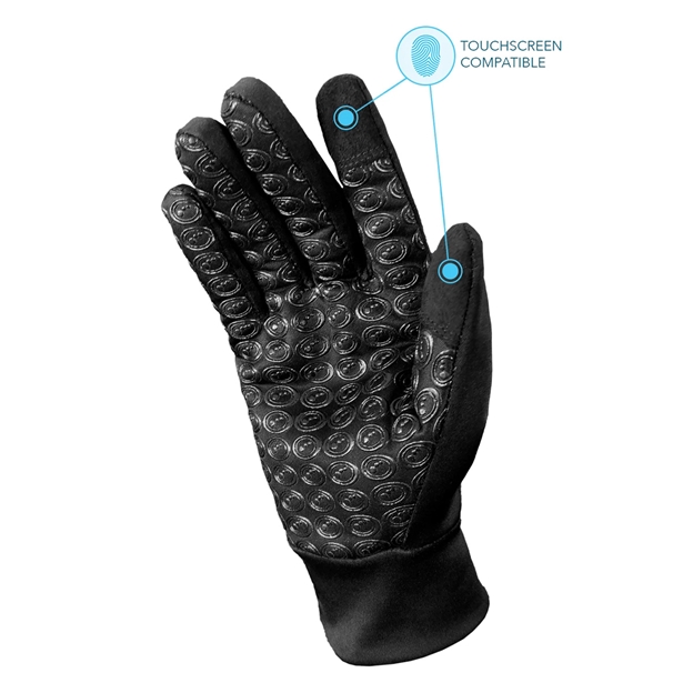 Optimum Kids Aqua Thermal Gloves Black - Touch Screen Detail