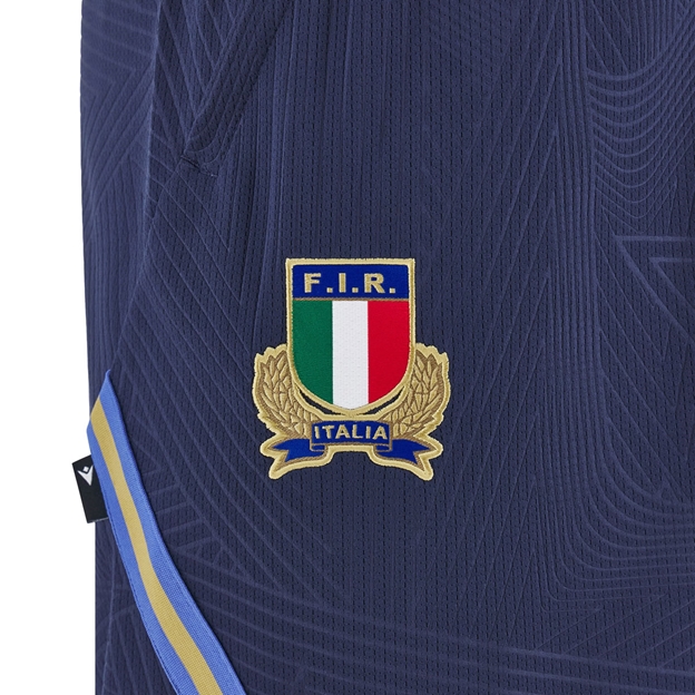 Italy Junior Athleisure Training Shorts - Navy