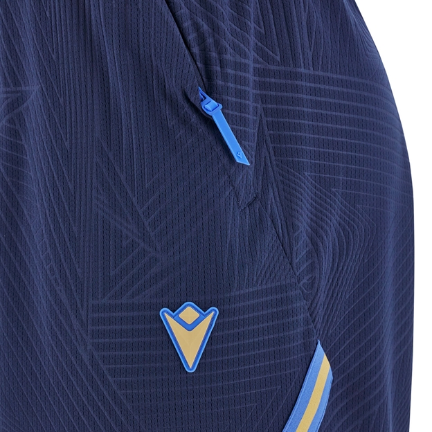 Italy Junior Athleisure Training Shorts - Navy