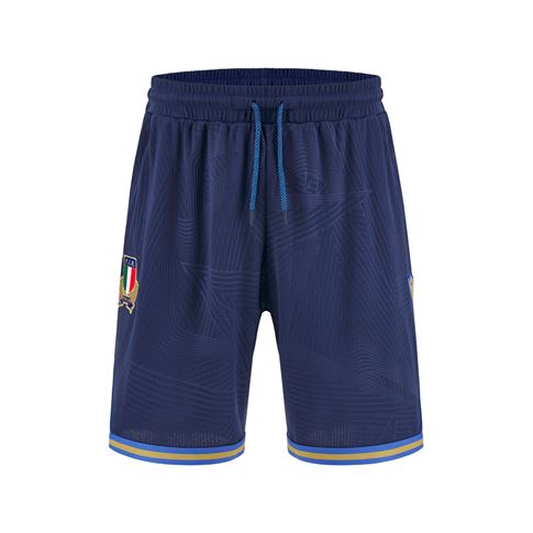 Italy Junior Travel Basketball Shorts 25/26 Navy - Front