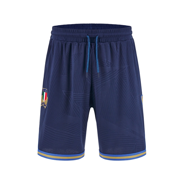 Italy Junior Travel Basketball Shorts 25/26 Navy - Front