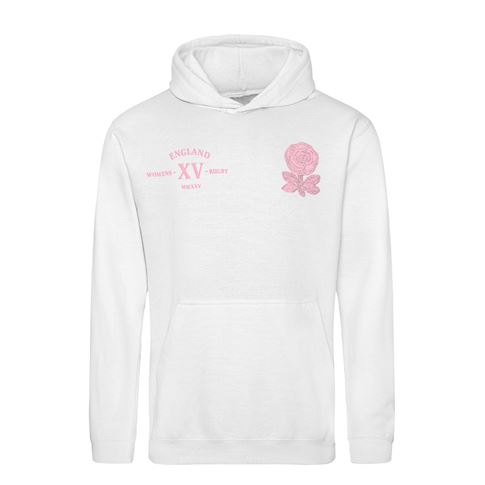 Womens World Cup England Kids Classic Hoodie White - Front