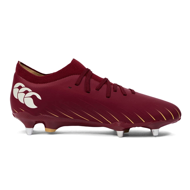 Canterbury Adults Speed Falcon Pro SG Rugby Boots Red - Instep
