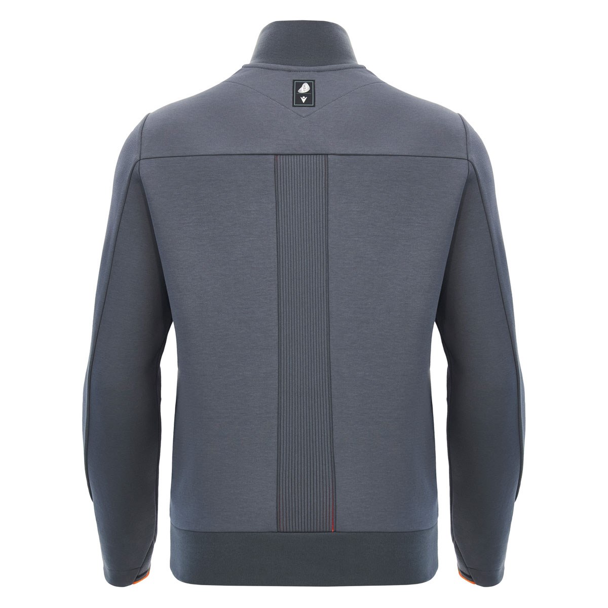 Rugby World Cup 2027 Mens Athleisure 1/4 Zip Top - Grey/Orange - Front
