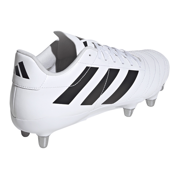 adidas Adults Kakari Soft Ground Rugby Boots White - Back