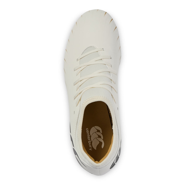 Canterbury Adults Speed Falcon Team Soft Ground Rugby Boots White - Top