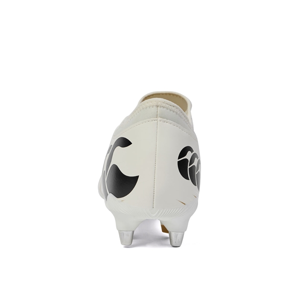 Canterbury Adults Speed Falcon Team Soft Ground Rugby Boots White - Back