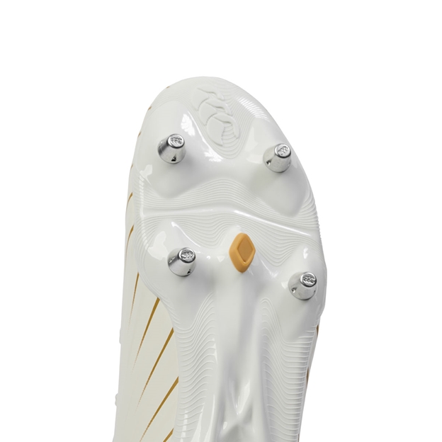 Canterbury Adults Speed Falcon Team Soft Ground Rugby Boots White - Forefoot
