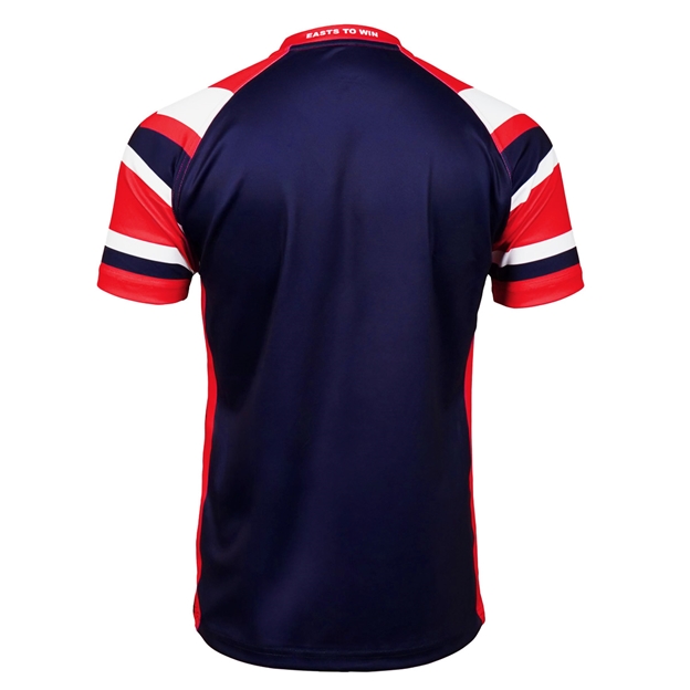 Sydney Roosters Kids Supporters Shirt 2026 Navy - Back View