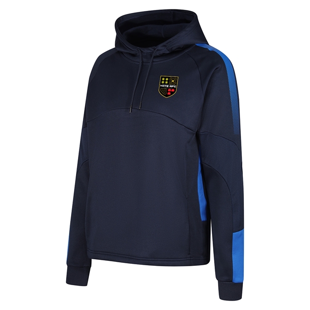 Yate Rugby Club Adults Edge Pro Tech Poly Hoodie - Navy/Royal