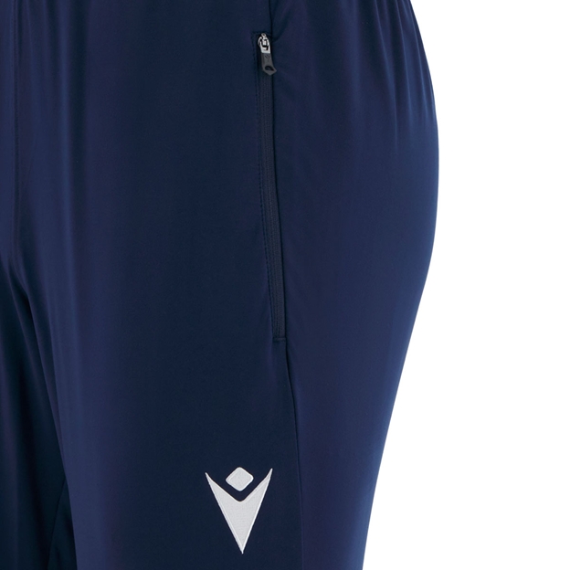 Scotland Mens Training Fitted Track Pants 25/26 Navy - Zipped Pocket