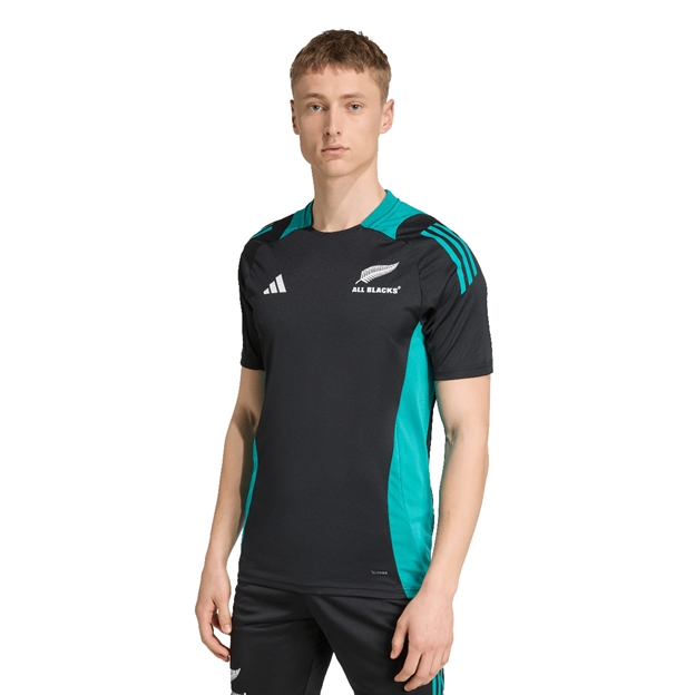 All Blacks Mens Performance Tee 25/26 Black - Model Front