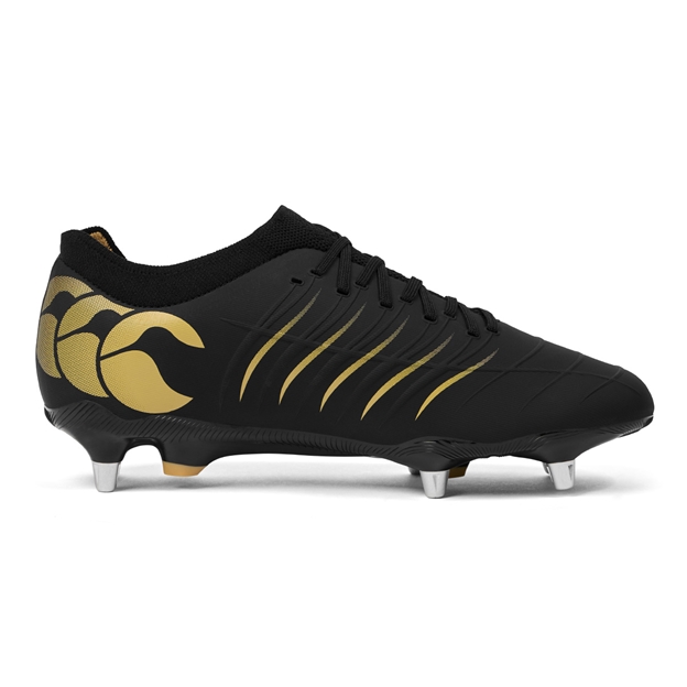 Canterbury Adults Phoenix 2.0 Pro Soft Ground Rugby Boots Black - Instep