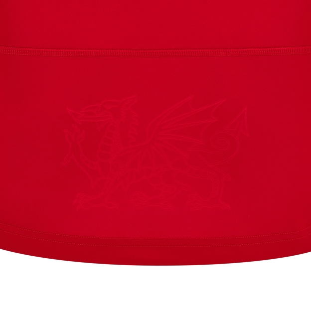 Wales Mens Poly Home Rugby Shirt - Short Sleeve 2025 - Dragon