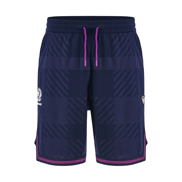 Scotland Mens Training Basketball Shorts 25/26 Navy - Front