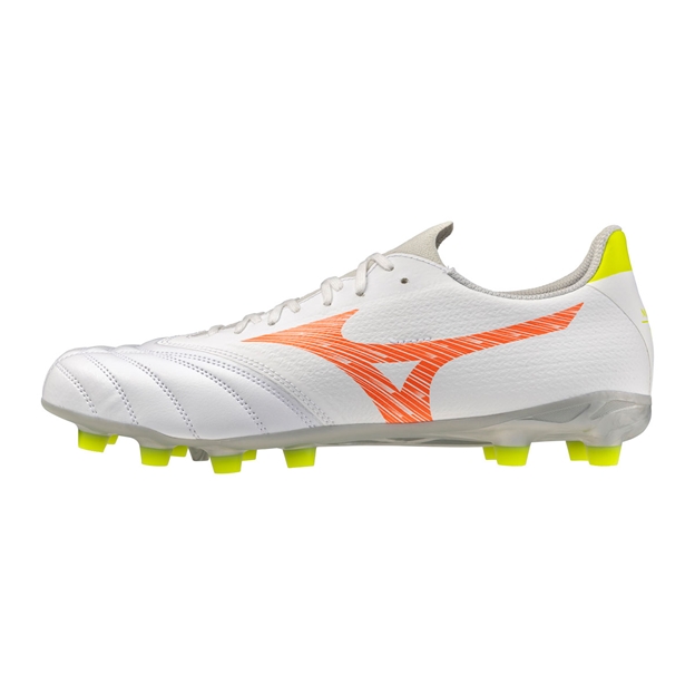 Mizuno Adults Morelia Neo V β Select Firm Ground Rugby Boots White - Outstep View