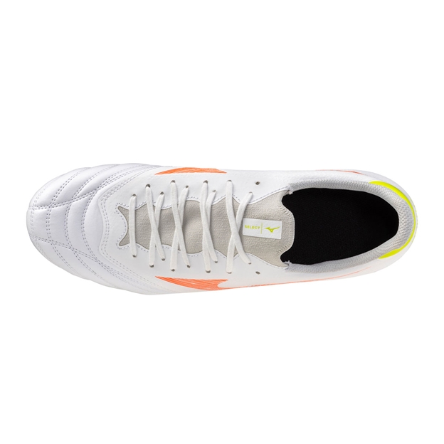 Mizuno Adults Morelia Neo V β Select Firm Ground Rugby Boots White - Top View
