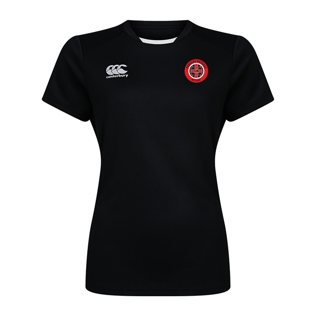 Peebles Netball Club Training T shirt Black - (Optional)