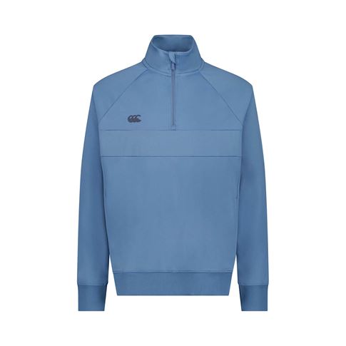 Canterbury Tempo Quarter Zip Sweat Provincial Blue - Front