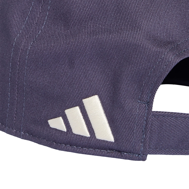 France Adults Baseball Cap 26/27 Shadow Navy - Adidas Logo Embroidery Close-up
