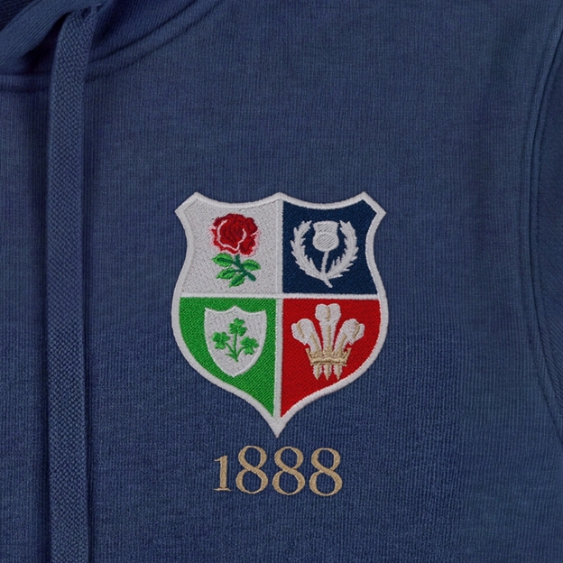 Lions 1888 Hoodie - Petrol Blue