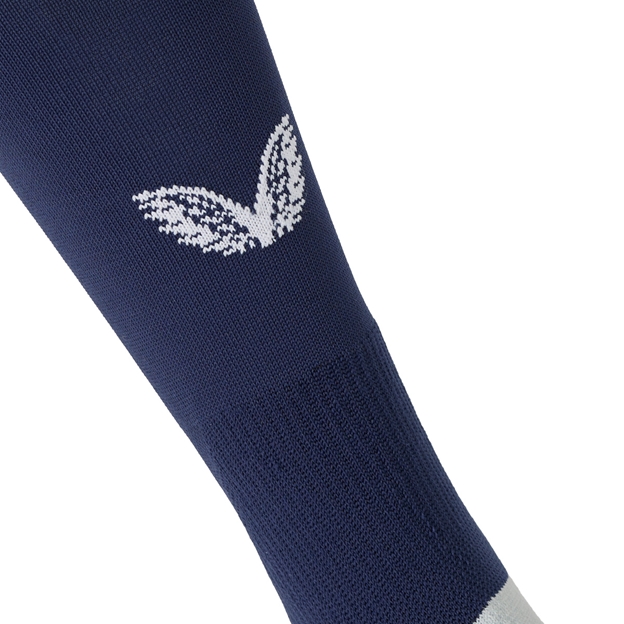England Adults Home Rugby Socks 26/27 Blue Opal - Castore Close-up