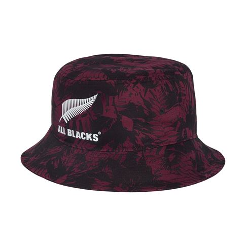All Blacks Adults 'Greatest Rivalry' Bucket Hat 26/27 All Black - Front View