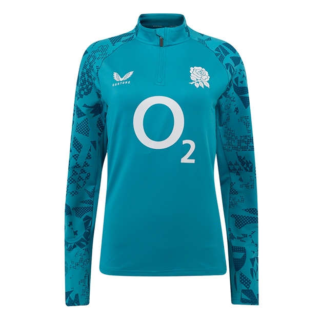 England Womens Performance Midlayer Top 25-26 Reflecting Pond - Front