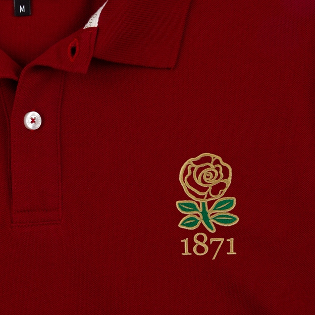 England 1871 Polo - Claret
