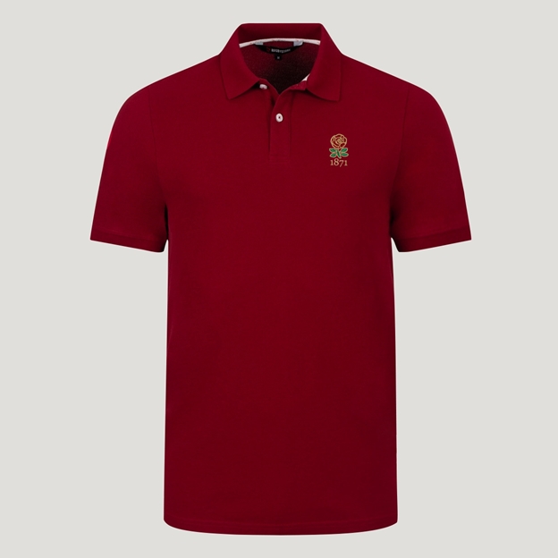 England 1871 Polo - Claret