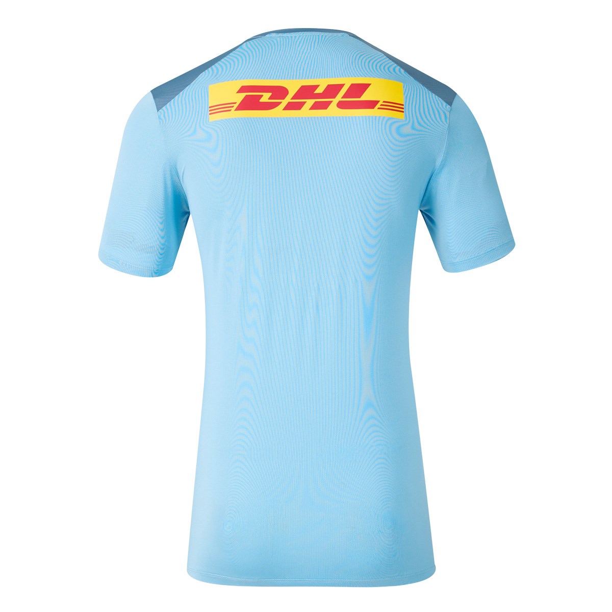 Harlequins Mens Performance T-Shirt 26/27 Glacier Lake and Blue Mirage - Front View