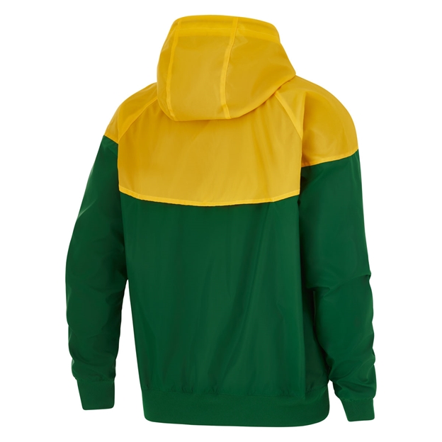 South Africa Springboks Mens Windrunner 26/27 Gorge Green - Back View