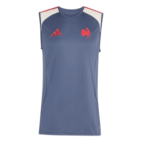 France Mens Training Vest 26/27 Shadow Navy - Front View