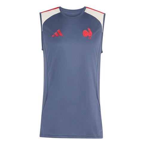 France Mens Training Vest 26/27 Shadow Navy - Front View