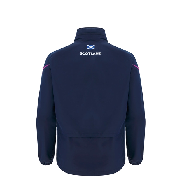 Scotland Junior Waterproof Jacket 25/26 Navy - Back