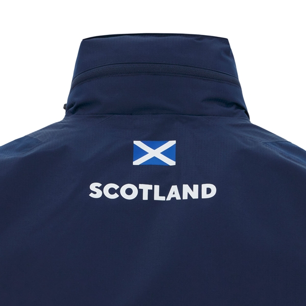Scotland Junior Waterproof Jacket 25/26 Navy - Back