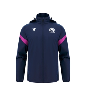 Scotland Junior Waterproof Jacket 25/26 Navy - Front