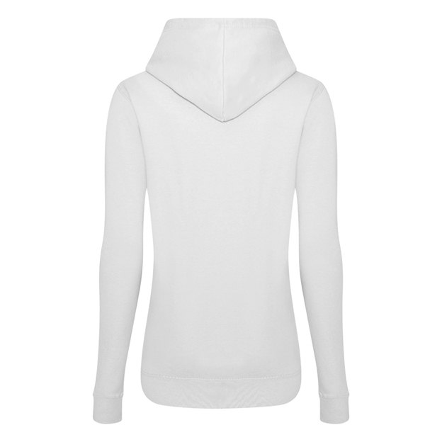 England Womens Classic XV Hoodie White - Back