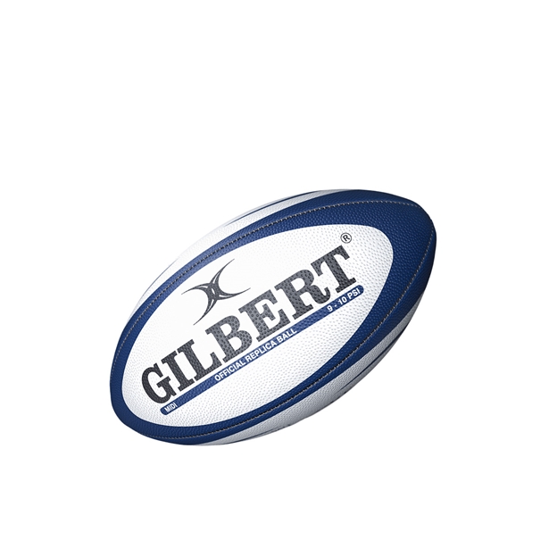 Gilbert Sale Sharks Replica Rugby Ball Midi -Back