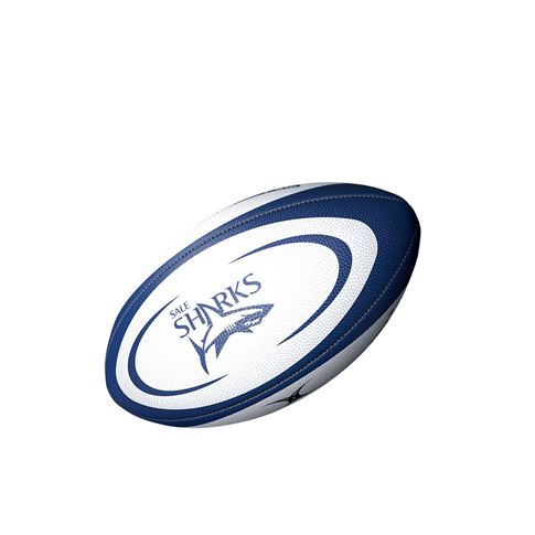 Gilbert Sale Sharks Replica Rugby Ball Midi - Front