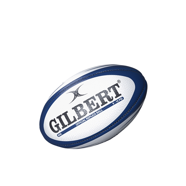 Gilbert Sale Sharks Replica Rugby Ball - Mini Back
