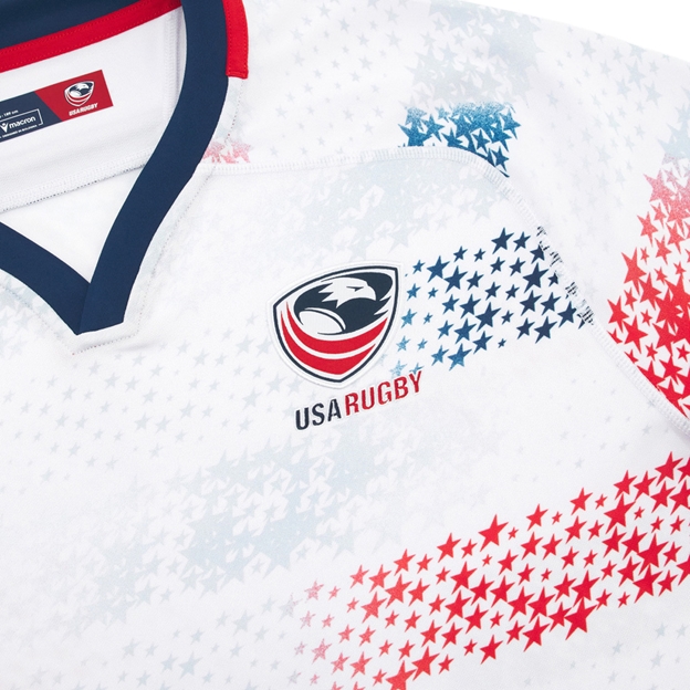USA Junior Home Rugby Shirt Short Sleeve 2026 - Crest