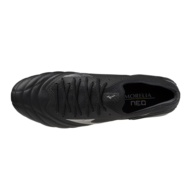 Mizuno Adults Morelia Neo IV Elite SG Rugby Boots - Black/Silver - Top