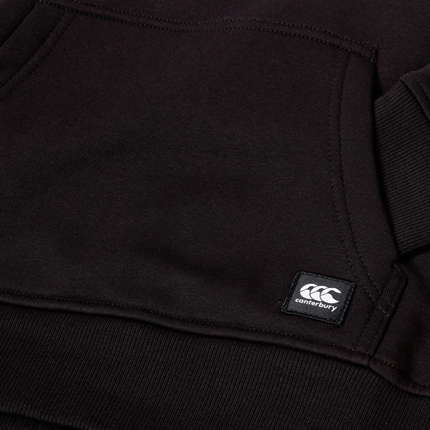 Canterbury Kids Uglies Hoodie Black - Pocket Close-up
